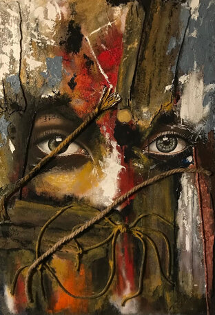 fractured truth - giugno 26 - tecnica mista 50x70 su tela.jpeg fractured truth - giugno 26 - tecnica mista 50x70 su tela.jpeg