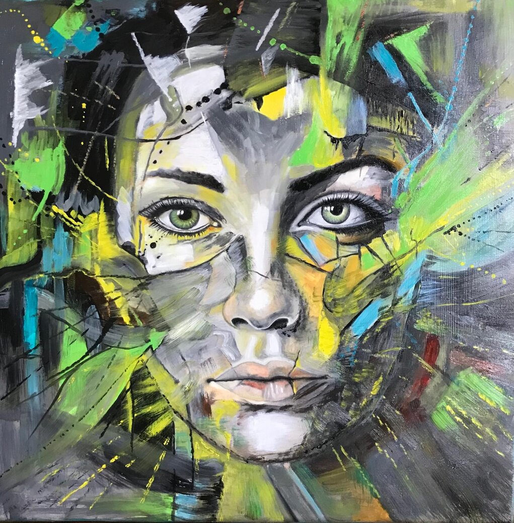 14 luce e caos - finito aprile 2026 - olio su pannello 50x50.jpeg