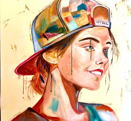 3 profilo urbano 2 primo step colori a olio.jpeg 3 profilo urbano 2 primo step colori a olio.jpeg