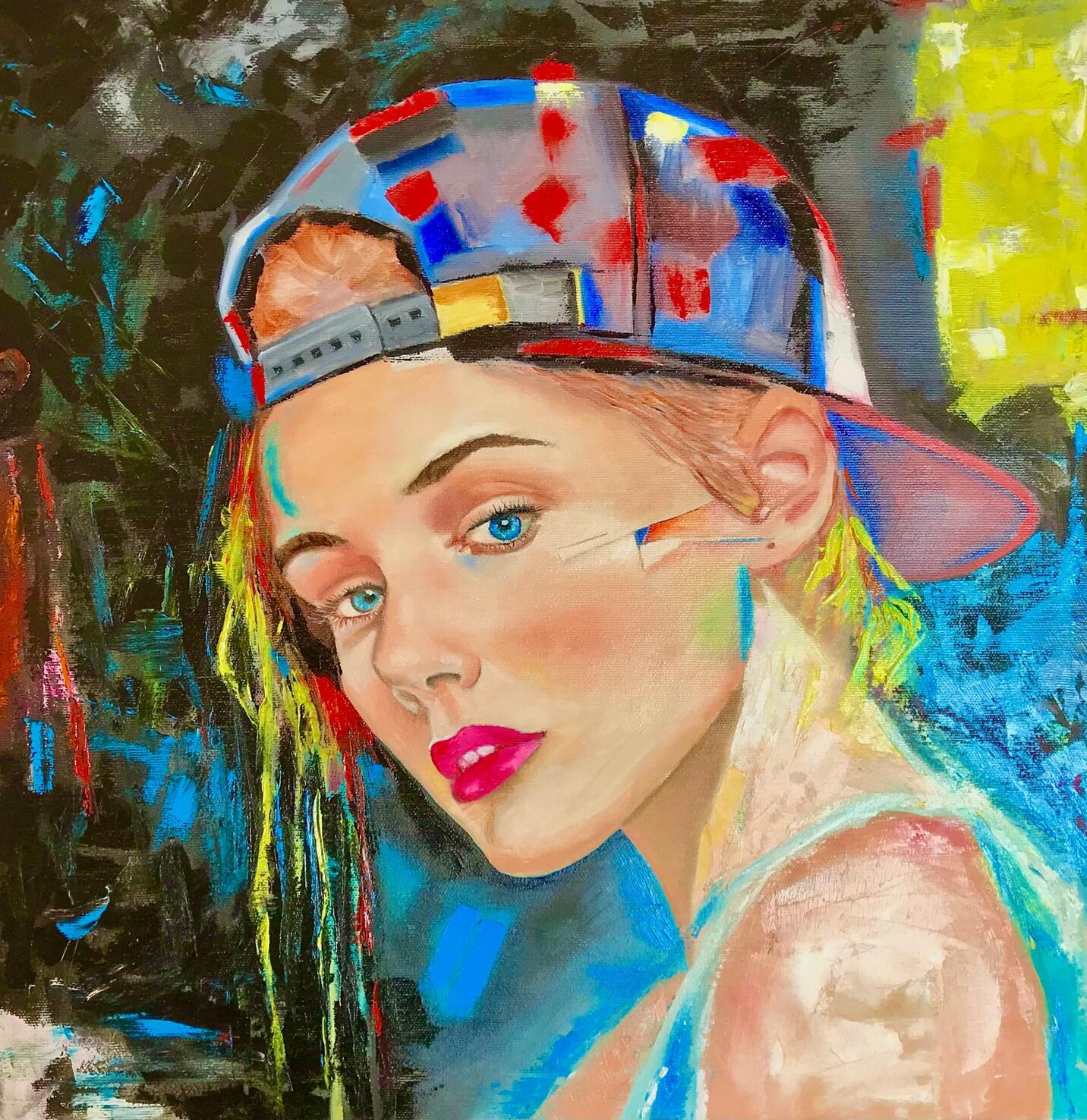 4 profilo urbano penultimo lavoro colori a olio.jpeg