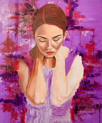 4 echi dell'anima primo passaggio colori a olio.jpeg 4 echi dell'anima primo passaggio colori a olio.jpeg