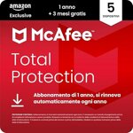 mcafee-total-protection-5-dispositivo-2025-15-mesi-antivirus-vpn-gestore-delle-password-software-di-sicurezza-monitoraggio-dellidentita-abbonamento-con-rinnovo-automatico-scarica