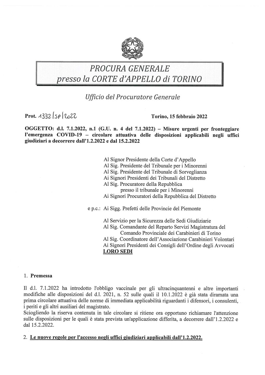 Misure urgenti per fronteggiare emergenza Covid19