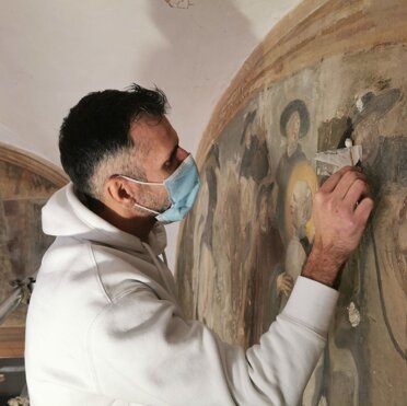 Basilica di San Sisto Restauro dei Dipinti Murali