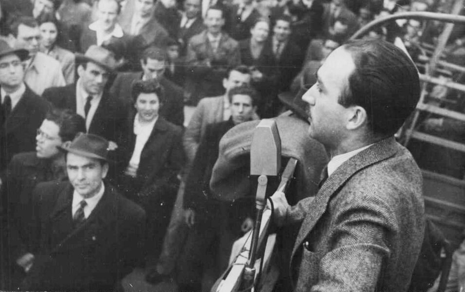 Comizio di Giorgio Almirante