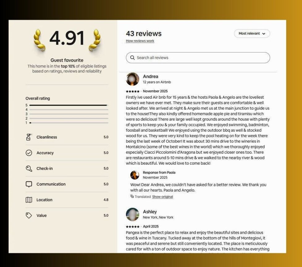 eyJlbiI6IkFpcmJuYiByZXZpZXcgcGFnZSBmb3IgUGFuZ2VhIFZpbGxhIHNob3dpbmcgYSA1LjAgc3RhciByYXRpbmcgYW5kIHBvc2l0aXZlIGd1ZXN0IGZlZWRiYWNrIn0=