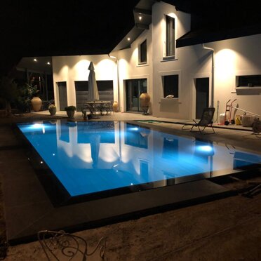 villa privata Francia Rivestimento piscina in Nero Zimbabwe