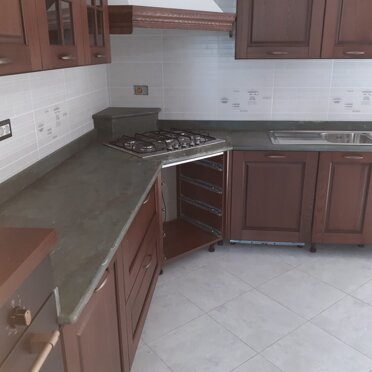 piano cucina in Green Dany