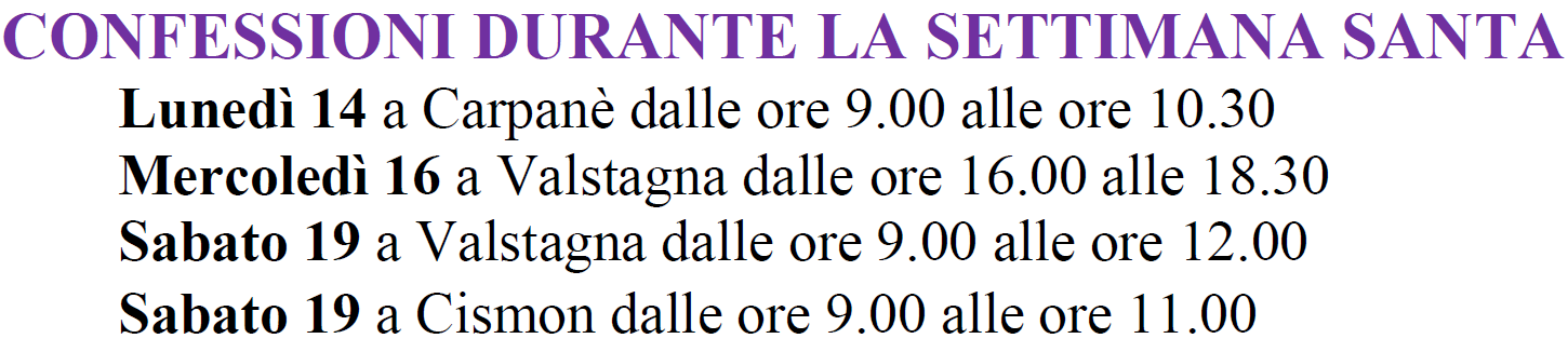 Celebrazioni del Triduo Pasquale