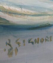 Particolare firma del pittore