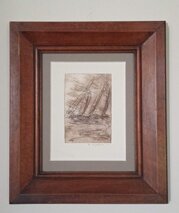 Incisione punta secca su carta, 2022