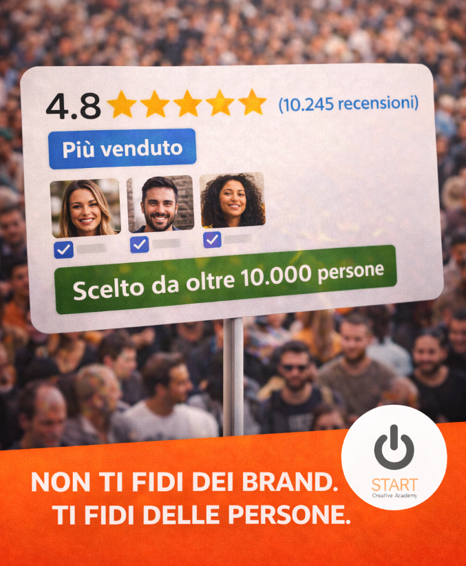 NON TI FIDI DEI BRAND. TI FIDI DELLE PERSONE.