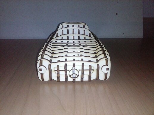 wooden buck for classic bodywork remake - Porsche 550 spider