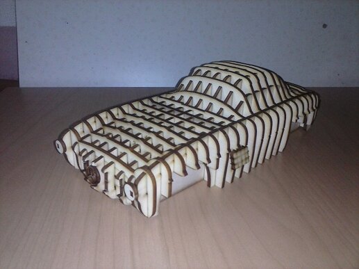 wooden buck for classic bodywork remake by solidestudio