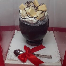 uova al cucchiaio Fondente con cocco