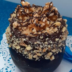 uova al cucchiaio Fondente e noci