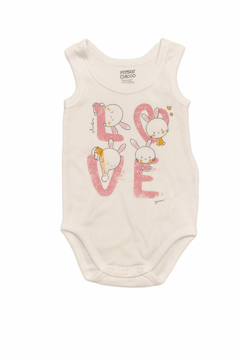 body-canotta-bianco-con-stampa-love-e-conigli-taglia-3-mesi