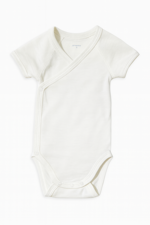 body-bianco-manica-corta-incrociato-taglia-3-mesi