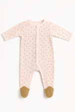 tutina-rosa-a-pois-marroni-con-piedini-36-mesi