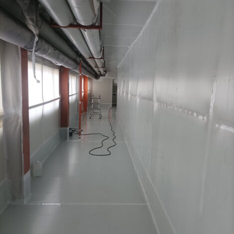 Rimozione sicura di tubature con amianto friabile