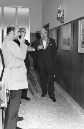 Con il Dott.Bruno e il pittore Campo