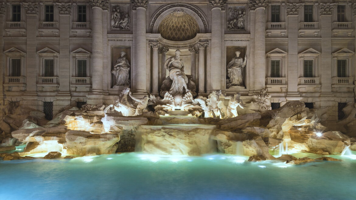 Rome, roma, Fontana di Trevi