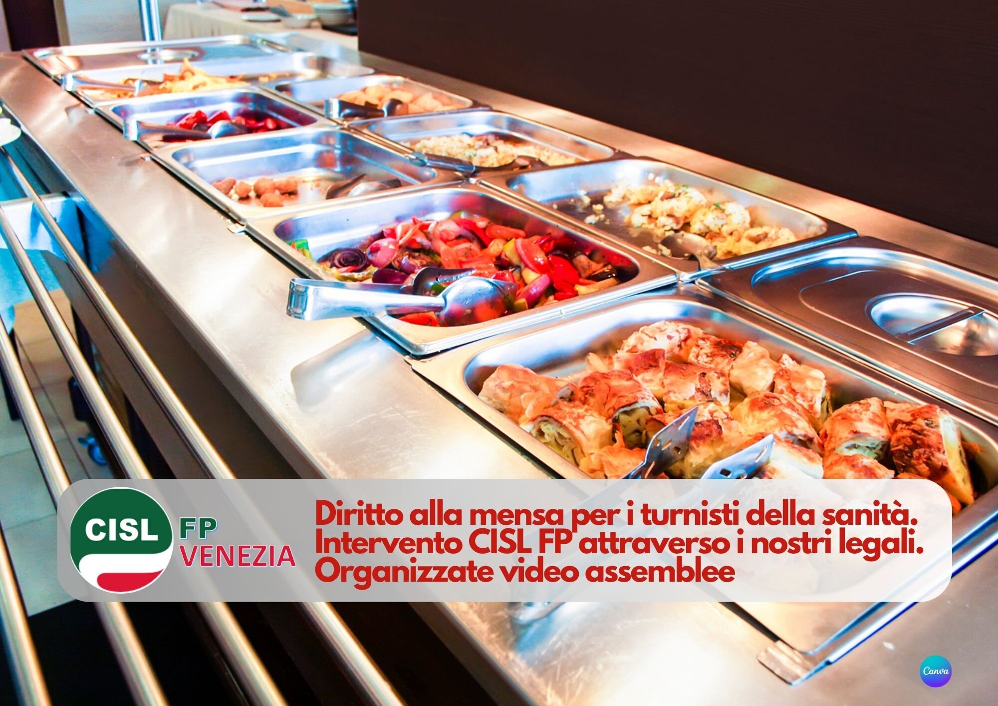 CISL FP Venezia. Diritto alla mensa per i turnisti della sanità. Il nostro intervento. CISL FP Venezia. Diritto alla mensa per i turnisti della sanità. Il nostro intervento.