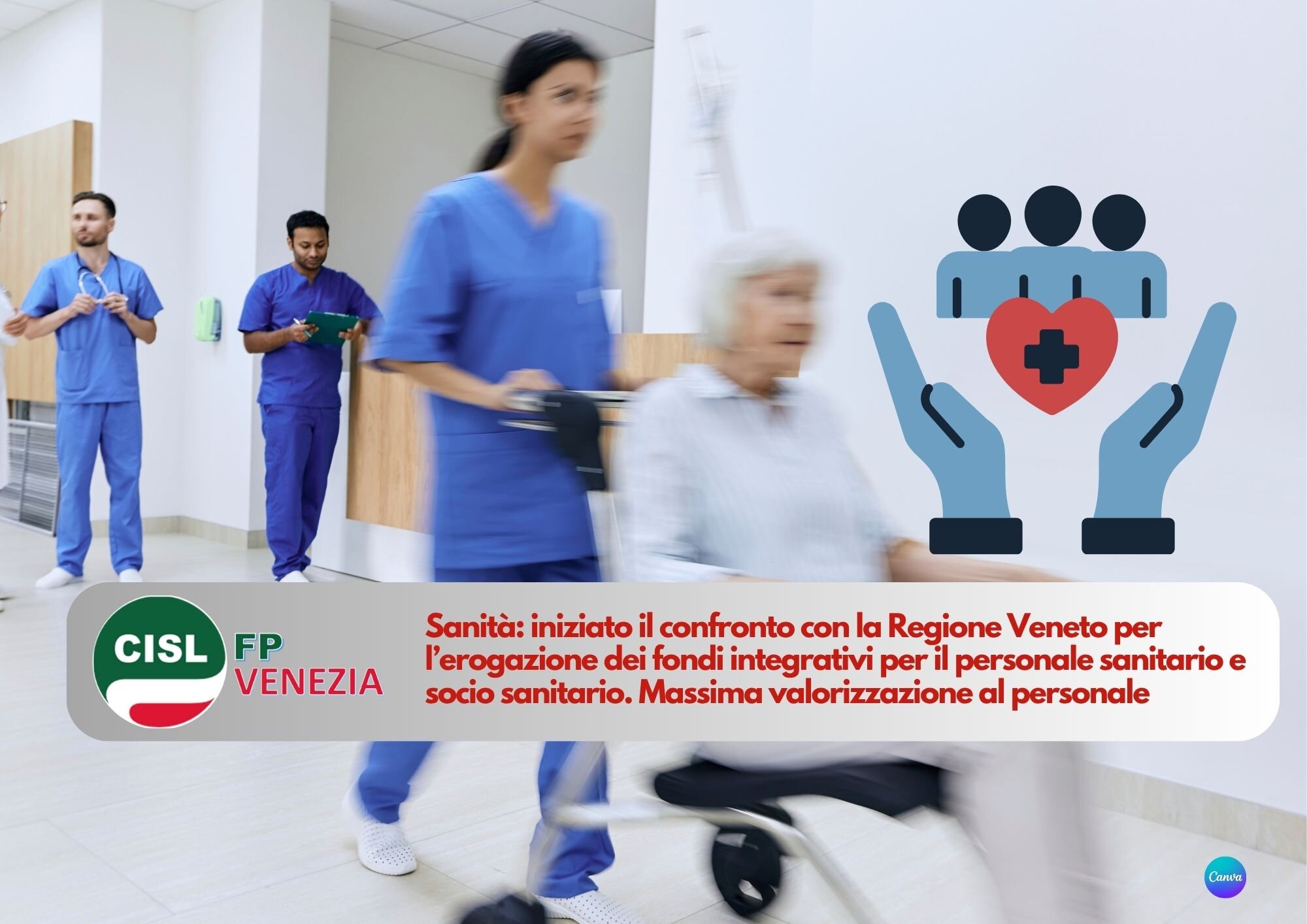 CISL FP Venezia. Sanità: iniziato il confronto con la Regione Veneto per i fondi integrativi