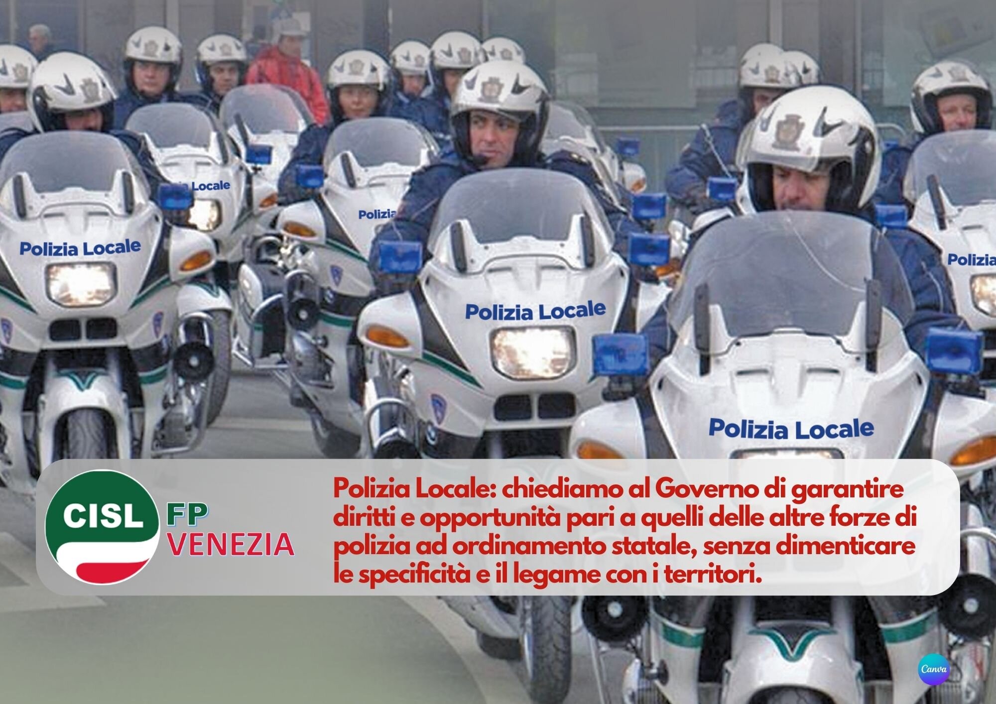 CISL FP Venezia. Riforma Polizia Locale: lettera aperta al Ministro per tutela e valorizzazione operatori CISL FP Venezia. Riforma Polizia Locale: lettera aperta al Ministro per tutela e valorizzazione operatori