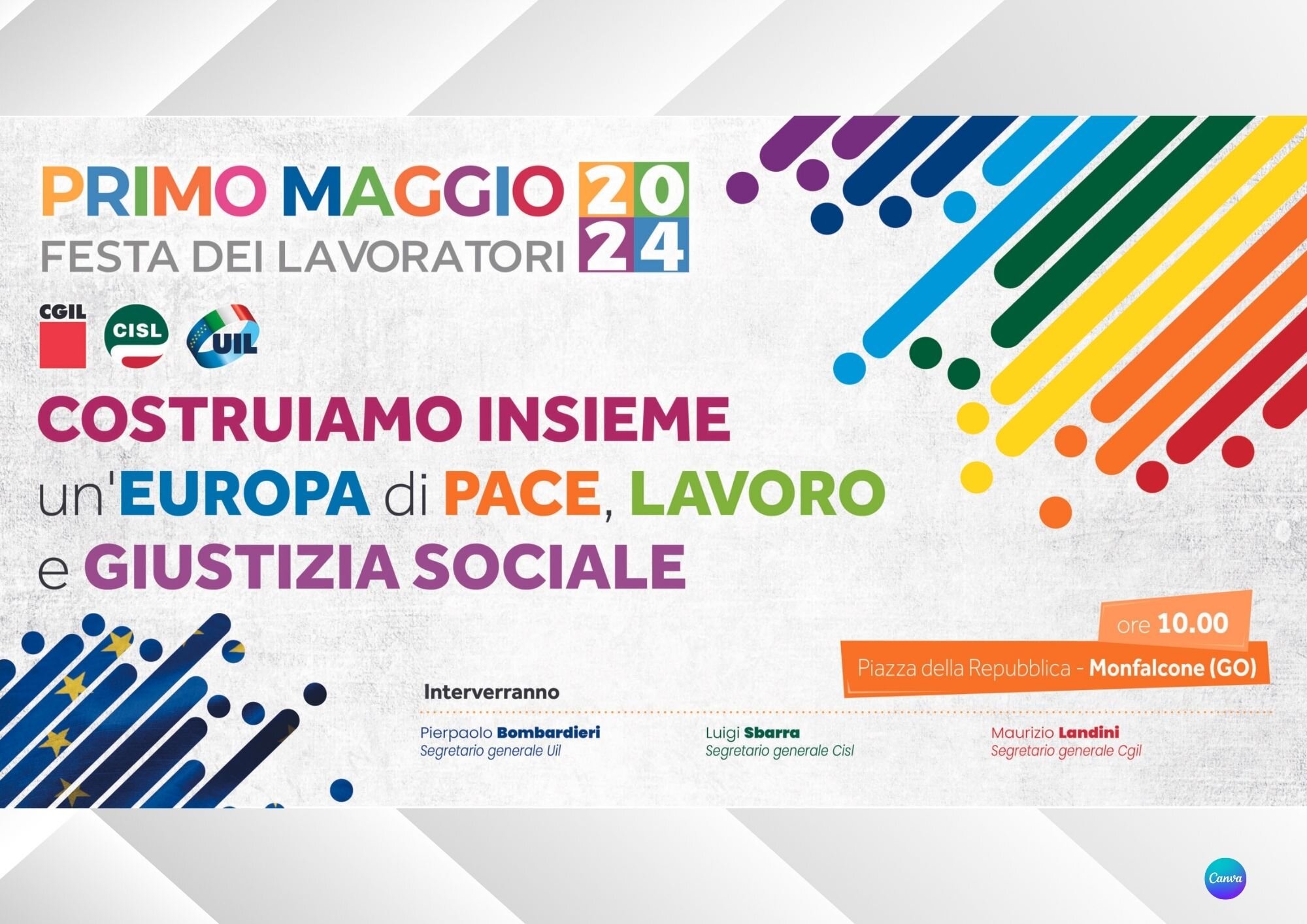 CISL FP Venezia. 1° Maggio 2024: costruiamo insieme un’Europa di pace, lavoro e giustizia sociale CISL FP Venezia. 1° Maggio 2024: costruiamo insieme un’Europa di pace, lavoro e giustizia sociale