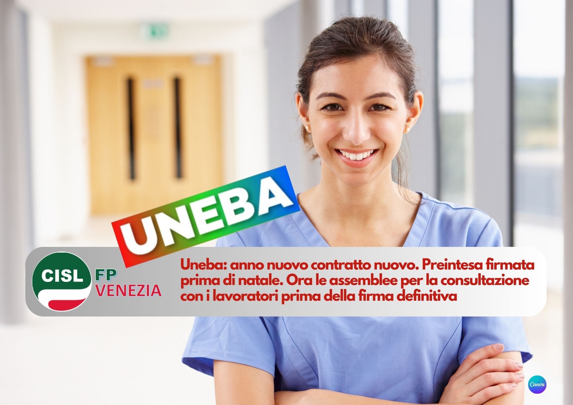 CISL FP Venezia. UNEBA: anno nuovo contratto nuovo. Entra nel vivo la consultazione sull'ipotesi di accordo CISL FP Venezia. UNEBA: anno nuovo contratto nuovo. Entra nel vivo la consultazione sull'ipotesi di accordo