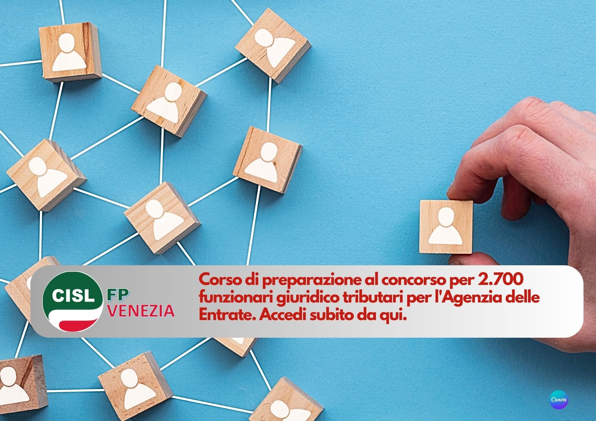 CISL FP Venezia. Disponibile corso online di preparazione al concorso Agenzia delle Entrate