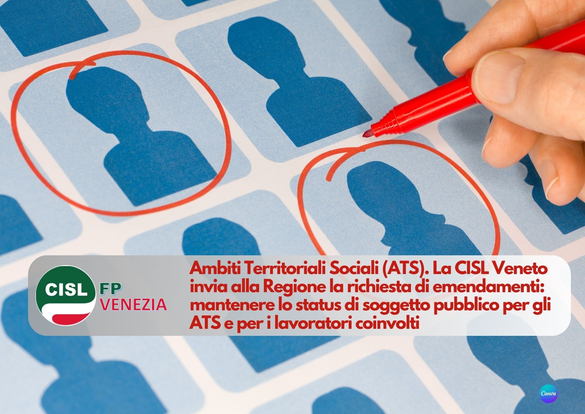 CISL FP Venezia. ATS: chiediamo il mantenimento status di soggetto pubblico e confronto sul personale CISL FP Venezia. ATS: chiediamo il mantenimento status di soggetto pubblico e confronto sul personale