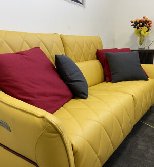 Divano in Pelle con Relax elettrici