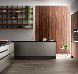 Cucina con Maniglia Segno e Penisola