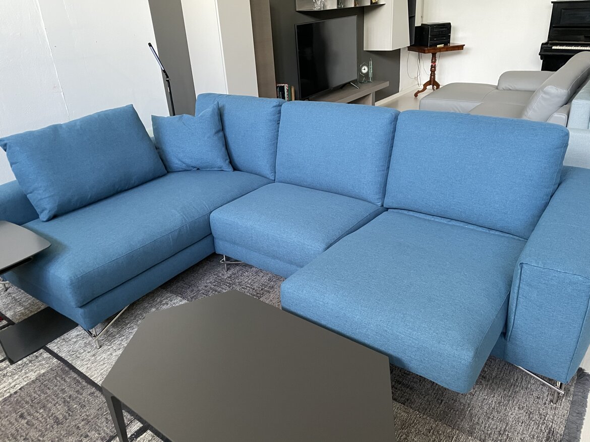 Divano con sedute estraibili