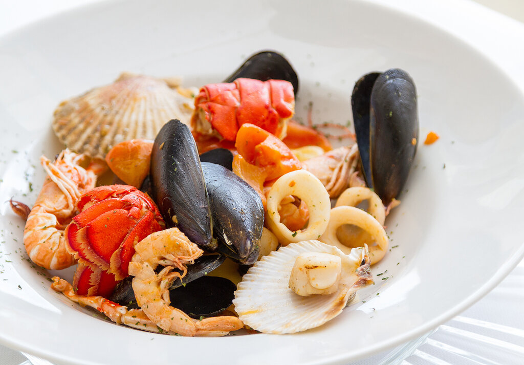 Paccheri freschi ai frutti di mare