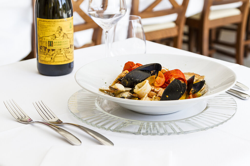 Paccheri freschi ai frutti di mare