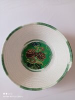 corbula-con-centrale-in-broccato-verde-cm29x9