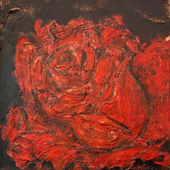 x locandina mariella bogliacino la rosa - ciclo afrodite 98 tecniche miste su tela - cm 80x80 sat.jpeg