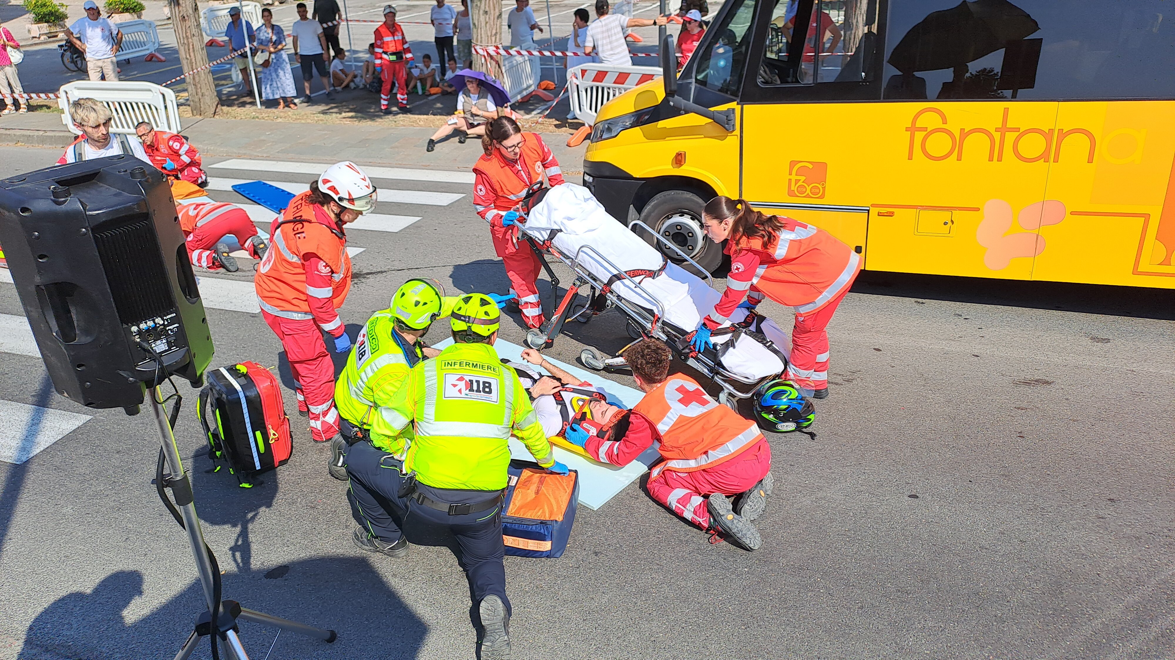 Croce Rossa in festa, il caldo non ferma il cuore: a Quattro Castella una giornata che racconta il valore di chi sceglie di esserci