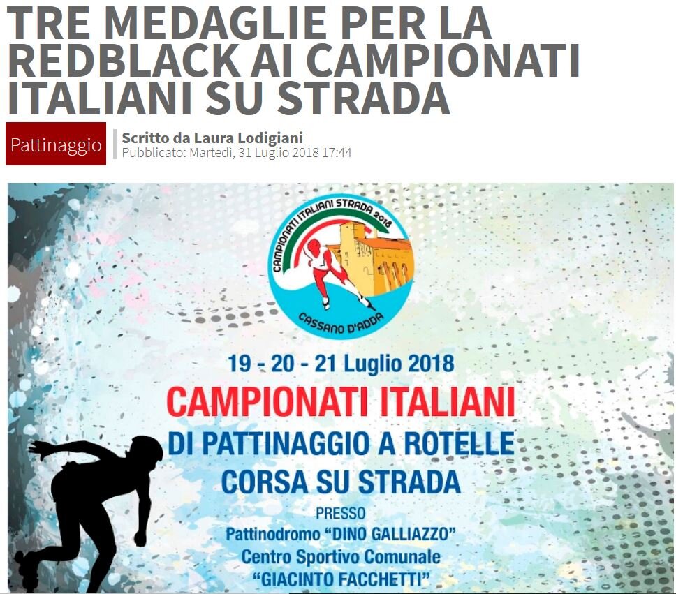 Campionati Ialiani strada Cassano 2018