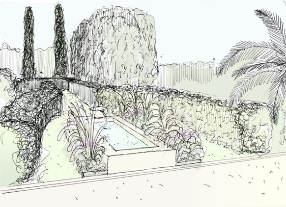 Disegno a penna elaborato al computer