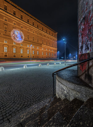 Palazzo Farnese e la proiezione dell'opera 