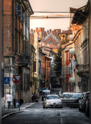 Via Santa Franca e Palazzo Gotico