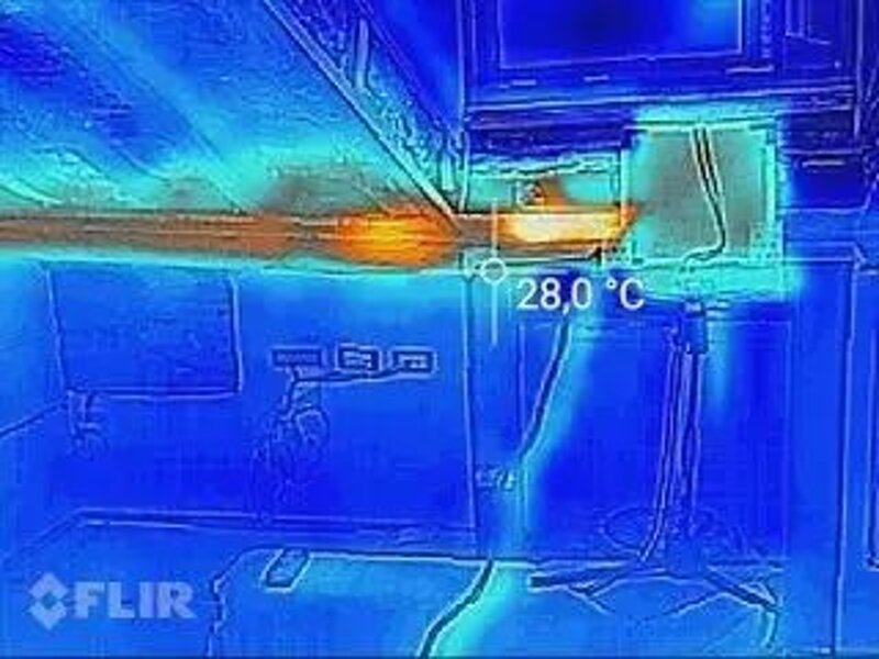 Monitoraggio temperature con termocamera