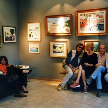 Carlo La Porta L'autore alla sua personale con amici