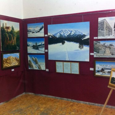 I quadri di Carlo La Porta esposti