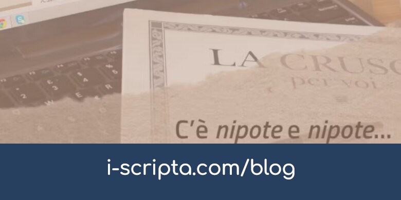 Sa "Crusca" e sos nebodes. E tres tzios de limba