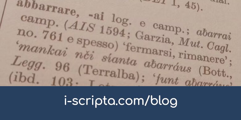 Rimane lo scritto, rimane la lingua
